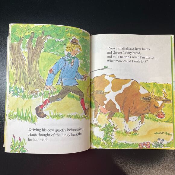 Vintage 1979 “Hans in Luck” by Paul Galdone (Hardcover) - Picture 5 of 10